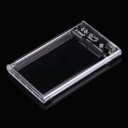 ORICO 2139U3-CR USB3.0 Transparent External Hard Disk Box Storage Case for 9.5mm 2.5 inch SATA HDD / SSD, USB 3.0 (2.5 inch)