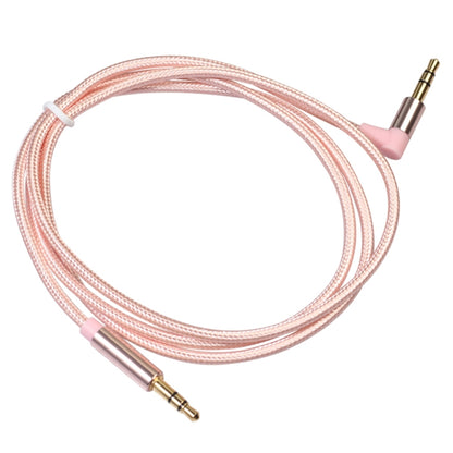 AV01 3.5mm Male to Male Elbow Audio Cable, Length: 1m, 1m