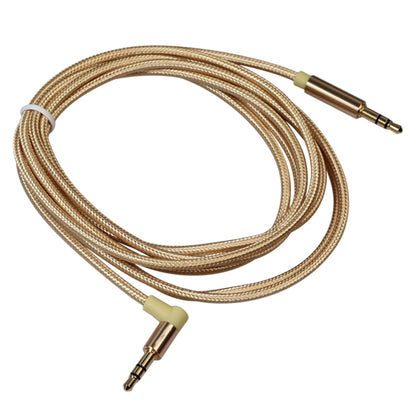 AV01 3.5mm Male to Male Elbow Audio Cable, Length: 2m, 2m