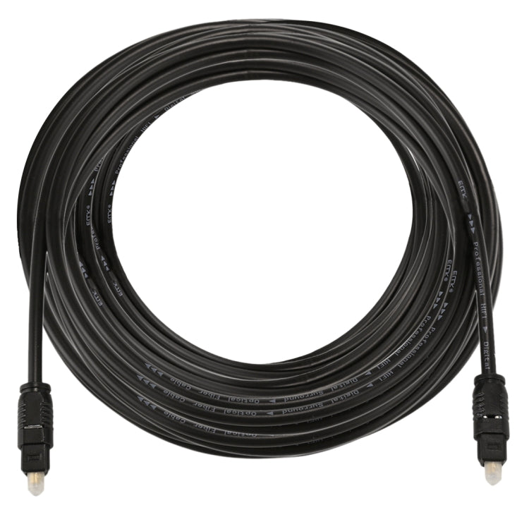 EMK 8m OD4.0mm Toslink Male to Male Digital Optical Audio Cable, Length: 8m