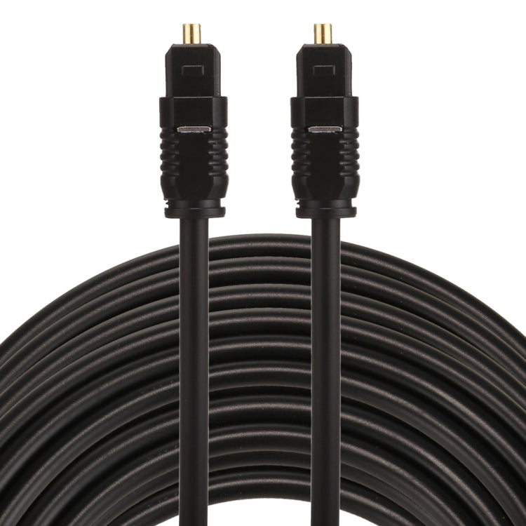 EMK 20m OD4.0mm Toslink Male to Male Digital Optical Audio Cable, Length: 20m