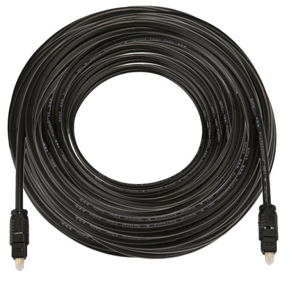EMK 20m OD4.0mm Toslink Male to Male Digital Optical Audio Cable, Length: 20m