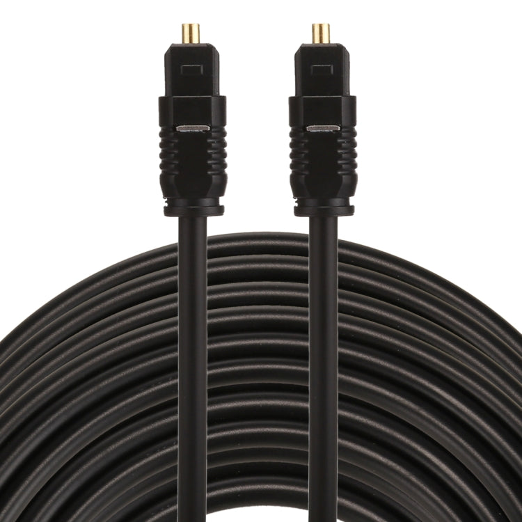 EMK 25m OD4.0mm Toslink Male to Male Digital Optical Audio Cable, Length: 25m