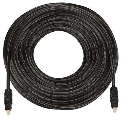 EMK 25m OD4.0mm Toslink Male to Male Digital Optical Audio Cable, Length: 25m