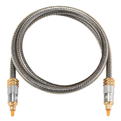 EMK YL-A 1m OD8.0mm Gold Plated Metal Head Toslink Male to Male Digital Optical Audio Cable, Length: 1m