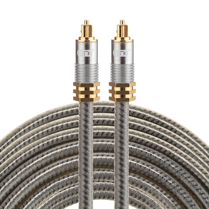 EMK YL-A 8m OD8.0mm Gold Plated Metal Head Toslink Male to Male Digital Optical Audio Cable, Length: 8m