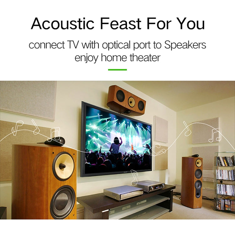 2m OD6.0mm Gold Plated Metal Head Woven Line Toslink Male to Male Digital Optical Audio Cable, Length: 2m