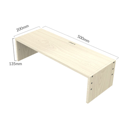 ORICO MSR-02-WD-BP Wood Grain Computer Monitor Holder, Size: 50 x 20 x 13.5cm, Size: 50 x 20 x 13.5cm