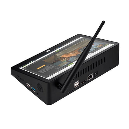 PiPo X10 Pro TV Box Style Tablet Mini PC, 6GB+64GB, 5000mAh Battery, 10.1 inch Windows 10 Intel Intel Celeron Processor N4020 Quad Core up to 2.8Ghz, Support TF Card & Bluetooth & WiFi & LAN & HDMI, X10 Pro