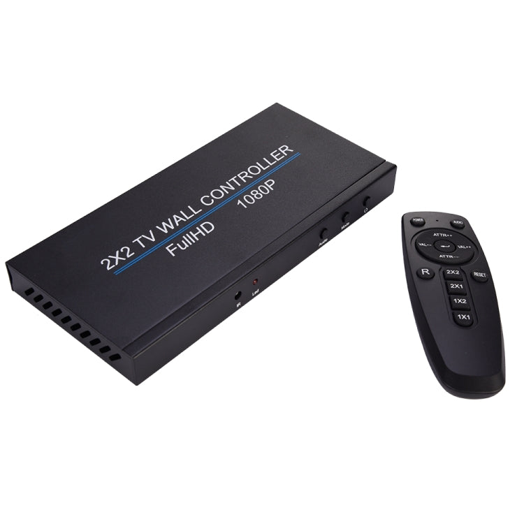 BT14 2X2 HDMI TV Wall Controller Multi-screen Splicing Processor, Full HD 1080P