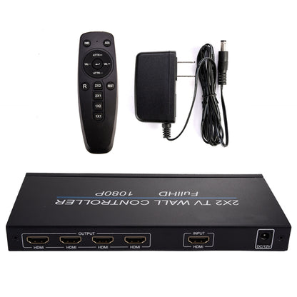 BT14 2X2 HDMI TV Wall Controller Multi-screen Splicing Processor, Full HD 1080P