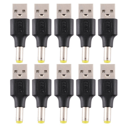 10 PCS 5.5 x 1.7mm Male to USB 2.0 Male DC Power Plug Connector, 5.5 x 1.7mm