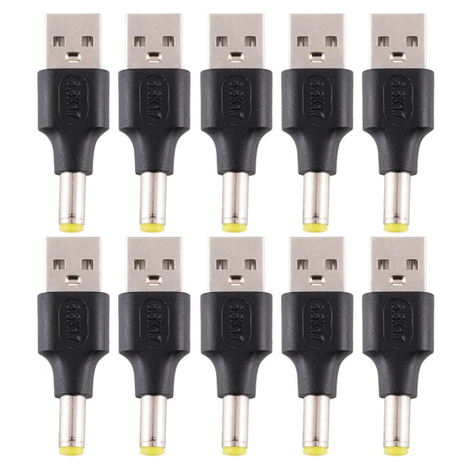 10 PCS 5.5 x 1.7mm Male to USB 2.0 Male DC Power Plug Connector, 5.5 x 1.7mm