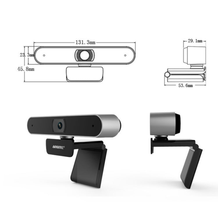 Aoni A30 Beauty FHD 1080P Smart IPTV WebCam Teleconference Teaching Live Broadcast Computer Camera with Microphone, A30
