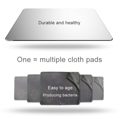 Aluminum Alloy Double-sided Non-slip Mat Desk Mouse Pad, Size : Mini, Size : Mini