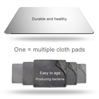 Aluminum Alloy Double-sided Non-slip Mat Desk Mouse Pad, Size : M, Size : M