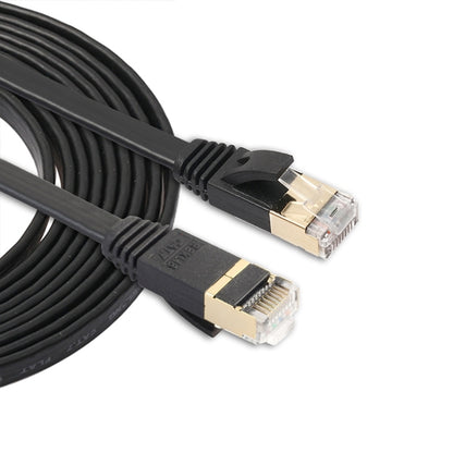 3m CAT7 10 Gigabit Ethernet Ultra Flat Patch Cable for Modem Router LAN Network - Built with Shielded RJ45 Connectors, Length: 3m