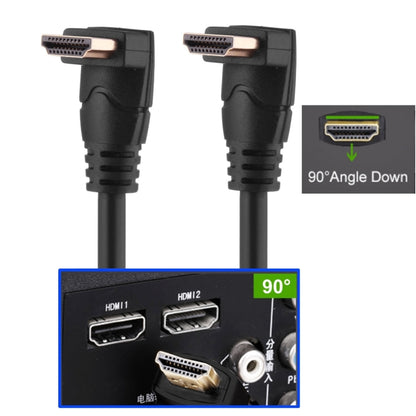 1.8m 4K*2K HDMI 2.0 Version High Speed 90 Degree Right Angle HDMI Male to 90 Degree Right Angle HDMI Male Cable with Ethernet, 90 Degree HDMI to 90 Degree HDMI