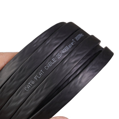 CAT8-2 Double Shielded CAT8 Flat Network LAN Cable, Length: 1.8m, 1.8m