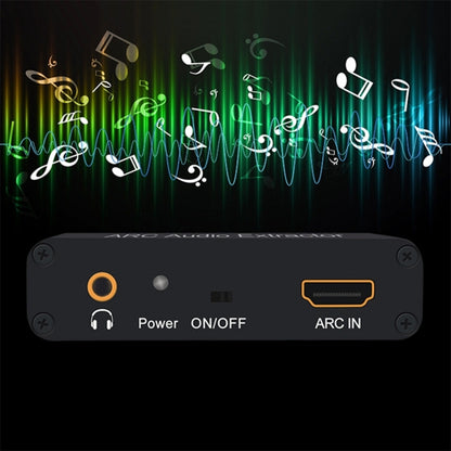 192KHz ARC Audio Extractor HDMI ARC to SPDIF + Coaxial + L/R Converter Audio Return Channel Adapter, 192KHz ARC