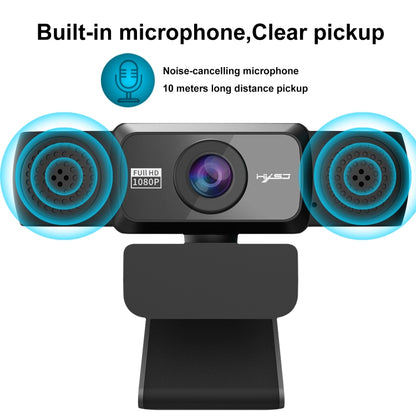 HXSJ S5 1080P Adjustable HD Video Webcam PC Camera with Microphone