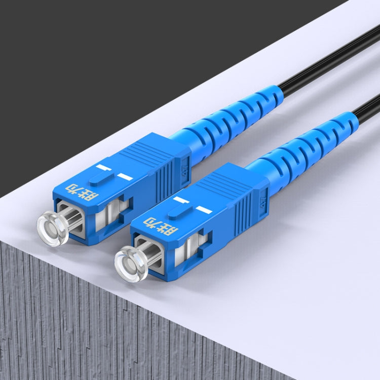 Triple Steel Wire Long Range Outdoor Fiber Optic Drop Cable Patch Jumper with SC Connector, Cable Length: 300m, 300m