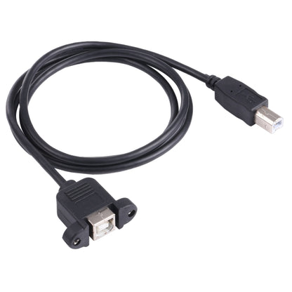 USB BM to BF Printer Extension Cable with Screw Hole, Length: 50cm, USB-B Male to USB-B Female, 50cm