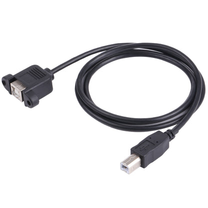USB BM to BF Printer Extension Cable with Screw Hole, Length: 1m, USB-B Male to USB-B Female, 1m