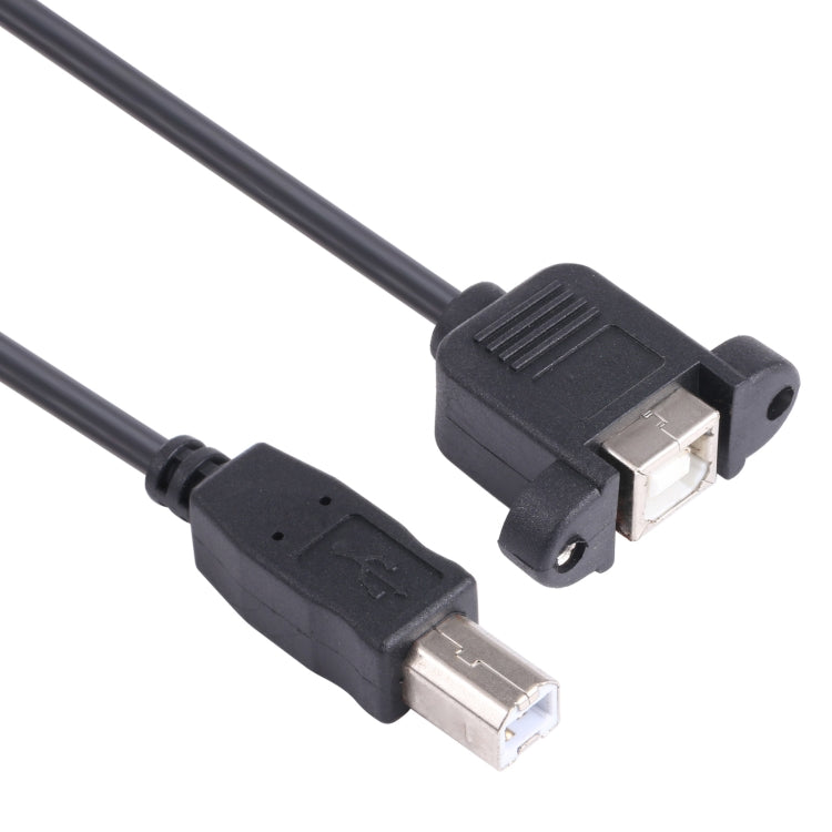 USB BM to BF Printer Extension Cable with Screw Hole, Length: 1m, USB-B Male to USB-B Female, 1m