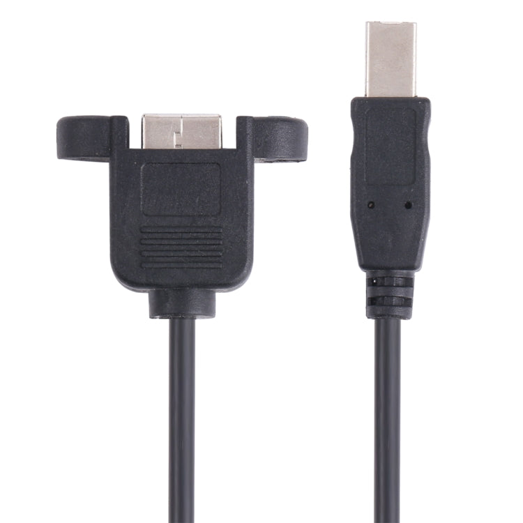 USB BM to BF Printer Extension Cable with Screw Hole, Length: 1m, USB-B Male to USB-B Female, 1m