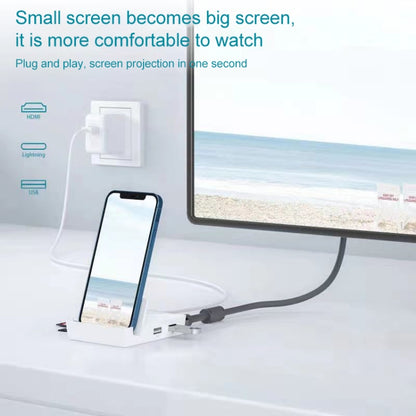 THT-020-1 Multi-functional HD Display Screen Converter with Charging Base, THT-020-1 Charging Base