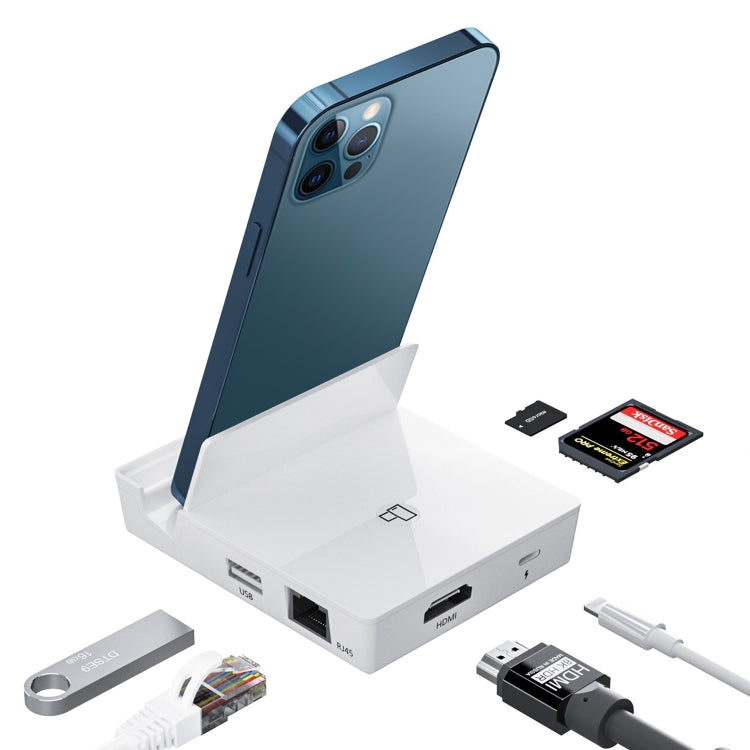 THT-020-1 Multi-functional HD Display Screen Converter with Network Card Function & Charging Base, THT-020-1 Network Card Function