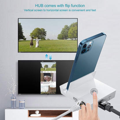 THT-020-1 Multi-functional HD Display Screen Converter with Network Card Function & Charging Base, THT-020-1 Network Card Function