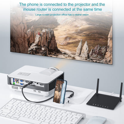 THT-020-1 Multi-functional HD Display Screen Converter with Network Card Function & Charging Base, THT-020-1 Network Card Function