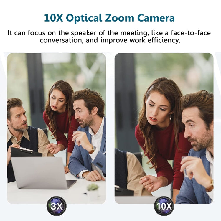 YANS YS-H210U USB HD 1080P 10X Zoom Lens Video Conference Camera with Remote Control, US Plug, YS-H210U