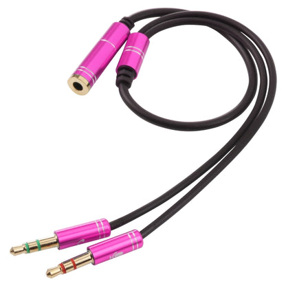 3.5mm Female to 2 x 3.5mm Male Adapter Cable, 3.5mm Female to 2 x 3.5mm Male