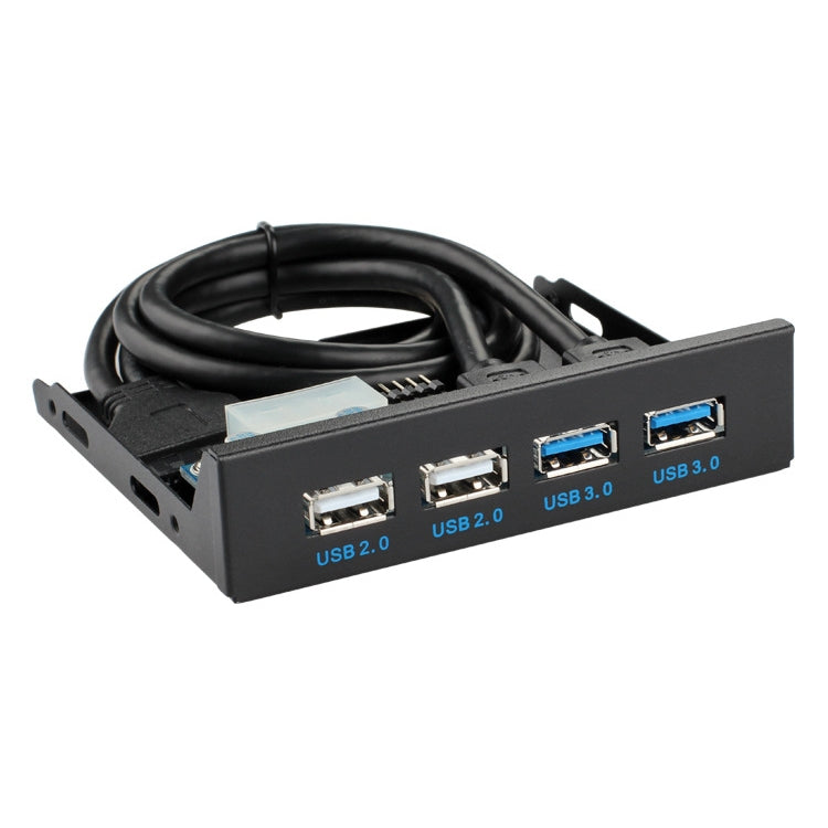 0.6M 2+2 Ports USB 3.0 Front Panel Data Hub, 2+2 Ports
