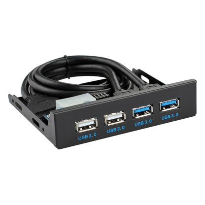 0.6M 2+2 Ports USB 3.0 Front Panel Data Hub, 2+2 Ports