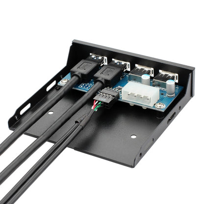 0.6M 2+2 Ports USB 3.0 Front Panel Data Hub, 2+2 Ports