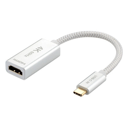 USB 3.1 Type-C Male to HDMI Female Video Adapter Cable, Length: 20cm