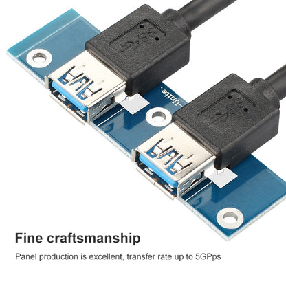 2 Ports USB 3.0 Front Panel Data Hub, 2 Ports