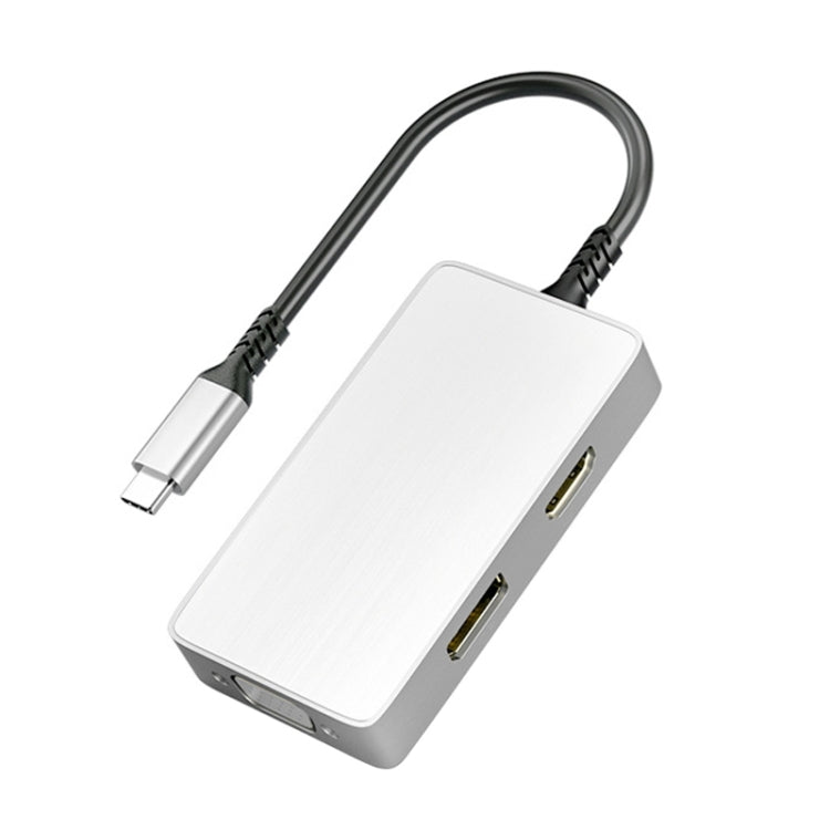 ULT-unite 5 in 1 USB-C / Type-C to 3.5mm Audio + VGA + DP + HDMI + PD Port Multifunctional HUB Adapter