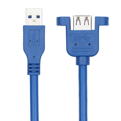 USB 3.0 Male to Female Extension Cable with Screw Nut, Cable Length: 3m, 3m