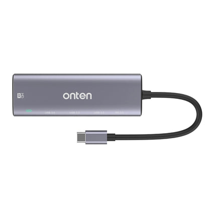 Onten OT-95123 5 in 1 Multifunctional Type-C + USB + HDMI Docking Station, Cable Length: 145mm