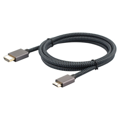 ULT-unite Gold-plated Head HDMI 2.0 Male to Mini HDMI Male Nylon Braided Cable, Cable Length: 1.2m, 1.2m