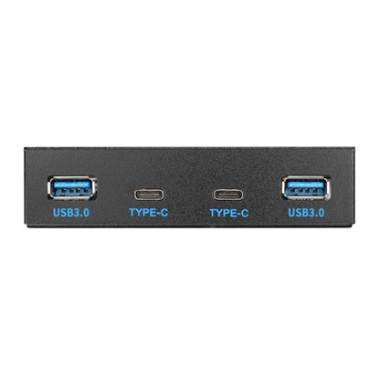 2 x USB 3.0 + 2 x USB-C / Type-C Floppy Drive Front Panel, 2 x USB 3.0 + 2 x Type-C