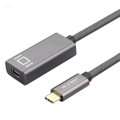 4K 60Hz USB-C / Type-C Male to Mini DisplayPort Female Adapter Cable, Type-C Male to Mini DisplayPort Female
