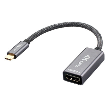 4K 60Hz USB-C / Type-C Male to HDMI Female Adapter Cable, Type-C Male to HDMI Female