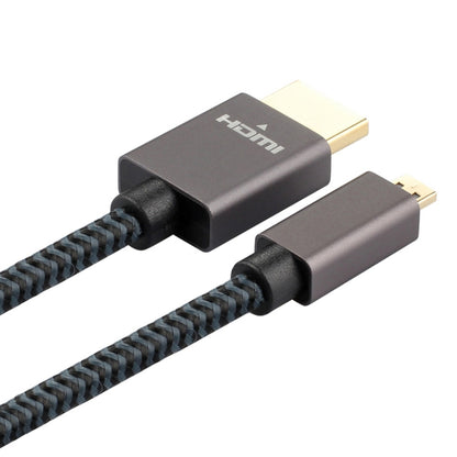 ULT-unite Gold-plated Head HDMI Male to Micro HDMI Male Nylon Braided Cable, Cable Length: 2m, 2m