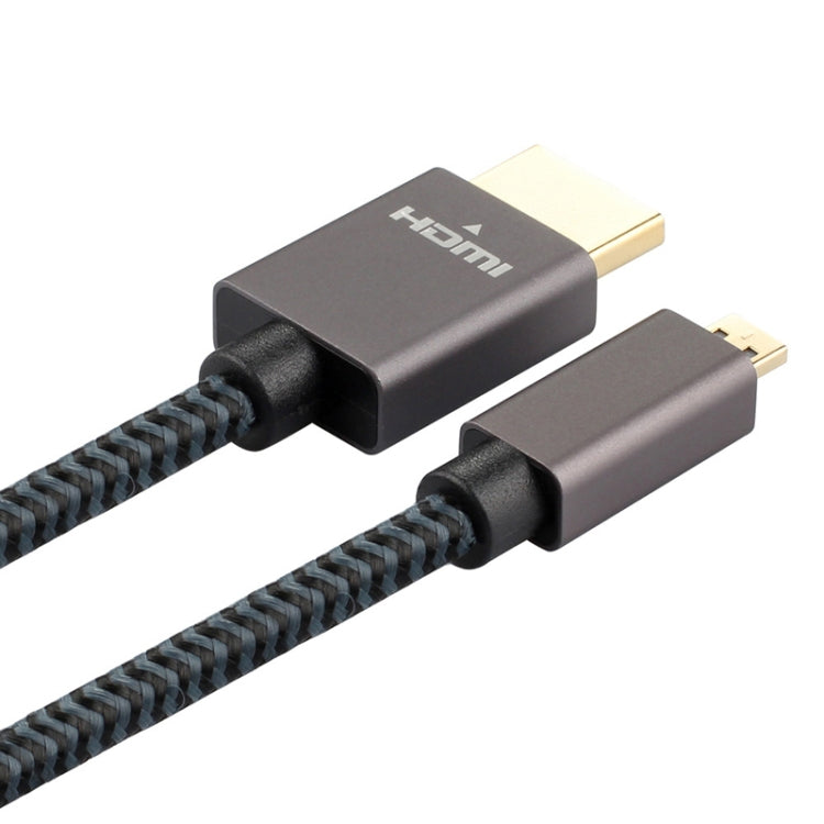 ULT-unite Gold-plated Head HDMI Male to Micro HDMI Male Nylon Braided Cable, Cable Length: 3m, 3m